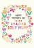 floral flowers Mothers Day Card 17244 created by Sarah Corcoran
