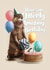 Otter Cake Birthday Card 15624 created by Fasanian Artistry