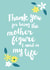 Step mum mother figure Thank You Card 43264 created by Elaine Miles