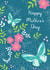 flower butterfly Mothers Day Card 28520 created by Hazel Fisher Creations