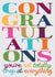 Congrats You're Congratulations Card 20243 created by Dan McFadden
