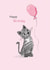 Cute Cat Birthday card created by Clare Joys