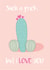 prick love Valentines Day Card 47067 created by Victoria Cowley