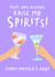 Funny Mothers Day Card - Mum - Cocktails - Mum You Always Raise My Spirits created by The Cake Thief
