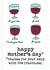 wine alcohol Mothers Day Card 28339 created by Mrs Best Paper Co.