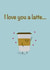 coffee pun Valentines Day Card 41857 created by Andy Bailey