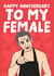 Friday Night Dinner Anniversary Card - Martin - Happy Anniversary To My Female created by Studio Doodles