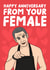 Martin Goodman - Friday Night Dinner - Happy Anniversary From Your Female created by Studio Doodles