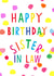 Sister In Law Birthday Card - Polkadots - Colourful created by Earlybird