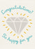 Sparkling diamond - engagement card created by Francesca Iannaccone