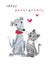 Happy Anniversary Cute Dogs card created by Clare Joys