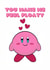 Cute Kirby Valentines Day Card 20500 created by Sorsha draws things