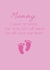 Miscarriage baby card for mums created by Jemma Louise UK