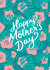Floral Mum Mothers Day Card 46581 created by Salty Siren Studios 