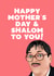 Shalom Friday night dinner Mothers Day Card 8241 created by Filthy Sentiments