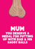 mum you Mothers Day Card 30698 created by Filthy Sentiments