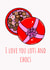 chocolate love Valentines Day Card 47197 created by Isabella Illustrations