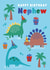 Dinosaur nephew Birthday card created by Sarah Corcoran
