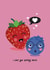 strawberry berries Valentines Day Card 19547 created by Suzanne Brearley Design