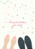 Confetti congratulations card - wedding created by Francesca Iannaccone