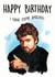 george michael music Birthday Card 18325 created by CARDBIZZ