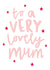stars lovely Mothers Day Card 11151 created by Sadler Jones