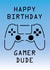 console controller Birthday Card 32032 created by Fantastical Cards