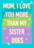 mum mother Mothers Day Card 16892 created by Rude Mama