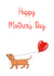 heart balloon Mothers Day Card 32402 created by Adam Regester