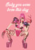 lady gaga gaga Birthday Card 18667 created by The Queer Store