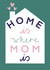 home home is where mom is Mothers Day Card 21089 created by Soph AC Studio