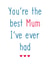 mum the best Mothers Day Card 39747 created by Susiewuzie