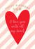 mums big heart birthday card created by DOTS + STRIPES