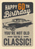 Retro Male Adult Classic Car 60th Birthday Card created by Emoticology Cards