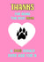 Best Dog Mum Thank You Card created by Adam Regester
