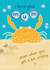 Cute Crab Card for Mum created by Jennie Moore
