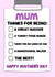 Mum Hugs Mothers Day Card 15868 created by Helen Bicknell