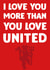 Manchester  United Valentines Day Card 16660 created by David Rudd