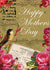 floral flowers Mothers Day Card 28072 created by Simon Paulson