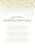 Cute Golden Typography Anniversary Card - On Your Golden Wedding Anniversary created by Joanna Miller