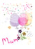 Lovely Mum Balloons and Confetti Card created by SABIVO Design by Sabina