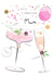 Fabulous Mum Prosecco Gin & Tonic with Balloon Card created by SABIVO Design by Sabina