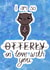 Otter Cute Valentines Day Card 47423 created by Made With Magic Prints