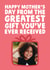 Funny Personalised Mothers Day Card - Happy Mother's Day From The Greatest Gift You've Ever Recieved created by Studio Doodles