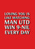 Manchester United 9-0 Valentine's and Anniversary card created by Pottsy Prints