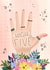 high five hand Congratulations Card 4341 created by Claire Lefevre
