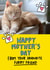 Cute Cat Mother's Day Photo Card - Happy Mother's Day From Your Favourite Furry Friend created by Angela Chick
