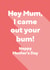 mum bum Mothers Day Card 27178 created by Ginger Ink Design