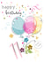 11 Age Balloons and Confetti Birthday Card created by SABIVO Design by Sabina