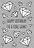 crystals gem Birthday Card 16142 created by Creative Gemz